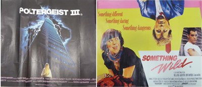 Lot 150 - Quad Film Posters Poltergeist III and Something Wild (2)