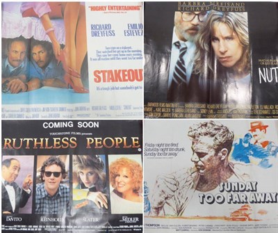 Lot 151 - Quad Film Posters Stake Out, Ruthless People and Nuts (3)