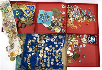 Lot 184 - Various Enamel And Other Badges including bowling badges, motorcycle makers, United bus...