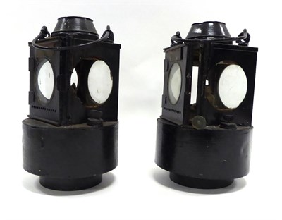 Lot 212 - LMS Signal Lamp Interior stamped to burner, and another similar, unmarked (2)