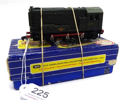 Lot 225 - Hornby Dublo 3231 0-6-0 Diesel-Electric Shunting Locomotive BR D3763 (G box G-F)