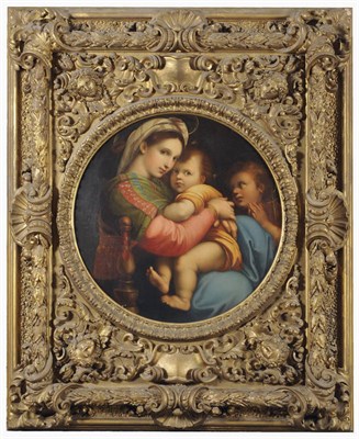 Lot 854 - After Raphaello Urbinas Santi (or Sanzi) called Raphael (19th century) Italian Madonna Della...