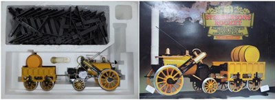 Lot 305 - Hornby 3 1/2"; Gauge Live Steam Stephenson's Rocket (E-G, has been fired, box G)