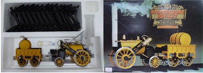 Lot 306 - Hornby 3 1/2"; Gauge Live Steam Stephenson's Rocket (E-G, no scorch marks to boiler, box G)