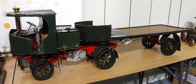 Lot 321 - Kit/Scratch Built 2"; Scale Live Steam Clayton Undertype Articulated Steam Lorry highly...