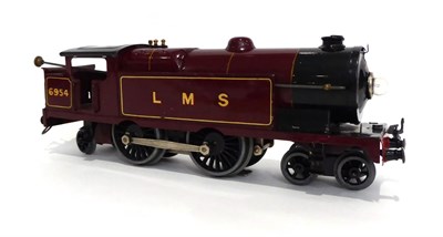 Lot 349 - Hornby O Gauge E220 4-4-2T LMS 6954 Locomotive maroon (G-E, some retouching)