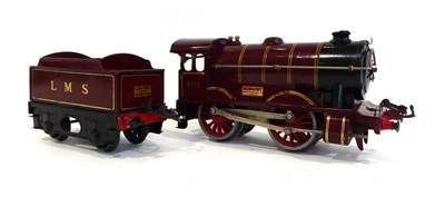 Lot 352 - Hornby O Gauge No.1 Special C/w 0-4-0 LMS 8712 Locomotive and four wheel tender (E-G)