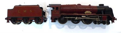 Lot 371 - Bassett-Lowke O Gauge C/w Special Order 4-6-0 Rebuilt Royal Scot Locomotive 6100 and six wheel...