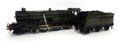 Lot 376 - Bonds Of London O Gauge 3-Rail Electric 4-6-0 King Henry VIII and six wheel tender (appears largely