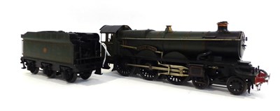 Lot 377 - Bonds Of London O Gauge 3-Rail Electric 4-6-0 Windsor Castle GWR 4082 and six wheel tender...