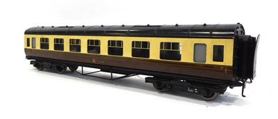 Lot 378 - Exley O Gauge Great Western All 3rd Corridor Coach 8088 (G)