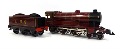 Lot 409 - Bing O Gauge C/w 4-6-0 Locomotive LMS 6508 with six wheel tender (overall E-G, tender base...