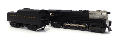 Lot 416 - Lionel O Gauge 3-Rail Electric 6-8-6 Pennsylvania Locomotive 6200 with twelve wheel bogie...