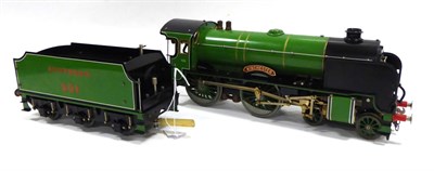 Lot 424 - Aster Gauge I Live Steam 4-4-0 Schools Class Locomotive Winchester Southern 901 green (E-G box F-G)