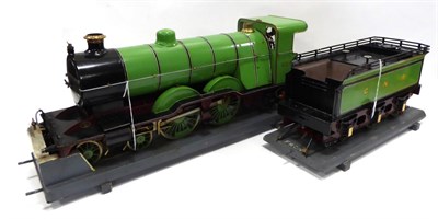 Lot 429 - Bassett-Lowke Live Steam 3 1/2"; Gauge Ivatt Class C1 Atlantic Locomotive with six wheel...