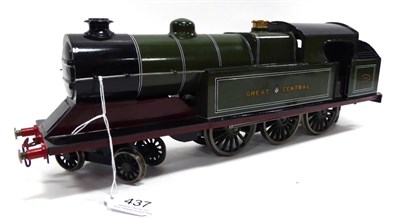 Lot 437 - Bing For Bassett-Lowke Gauge I C/w 4-6-2T Great Central Locomotive 165 (professionally...