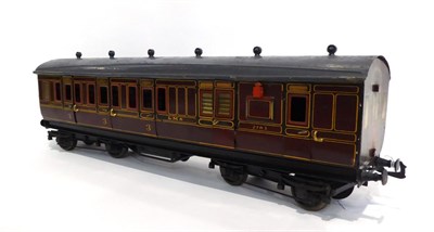 Lot 443 - Bing For Bassett-Lowke Gauge I Midland Railway Brake/3rd Corridor Coach 2783 44cm (G, some...