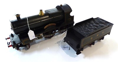 Lot 445 - Bing For Bassett-Lowke Live Steam Gauge I 4-4-0 GWR Locomotive County Of Northampton 3410 with...