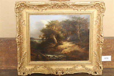 Lot 876 - Follower of James Stark (19th century) "A View in Wales, near Pen-y-bont" Indistinctly signed...