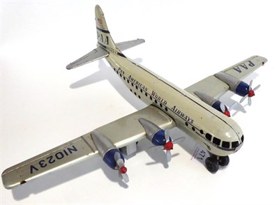 Lot 471 - Gama Battery Operated Boeing 377 Stratocruiser in Pan American World Airways liver N1023V 15";,...