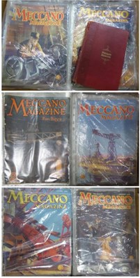 Lot 503 - Meccano Magazines various loose examples including full years: 1926, 1927, 1928, 1929,1930,...