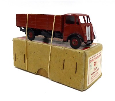 Lot 539 - Dinky 511 Guy 4-Ton Lorry brown (G-E box G)