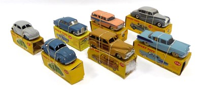 Lot 549 - Dinky Various Cars 150 Rolls Royce Silver Wraith, 173 Nash Rambler, 186 Mercedes Benz, 179...