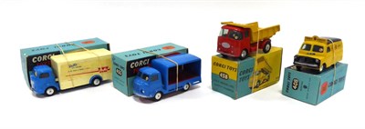 Lot 562 - Corgi Commercial Vehicles 453 Walls Ice Cream Commer van (G box G-E) 455 Karrier Bantam two tonner