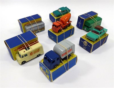 Lot 566 - Matchbox 1-75's 15 Dennis refuse wagon BPW (box G-F) 26 Cement lorry BPW 33 Ford Zephyr BPW 46...