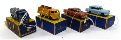 Lot 575 - Matchbox 1-75's 7 Ford Anglia BPW, 22 Vauxhall Cresta, metallic bronze BPW (lacks 2 end flaps),...