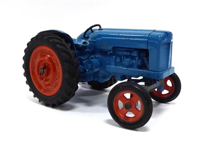 Lot 584 - Chad Valley Fordson Major Tractor blue (G-E)