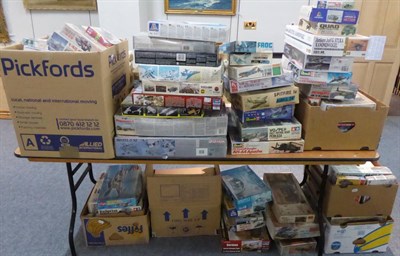 Lot 594 - Airfix, Revell And Others A Collection Of Approximately 100 Aircraft And Other Unmade Kits (all...