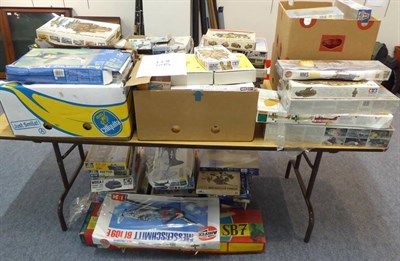 Lot 595 - Airfix, Revell And Others A Collection Of Approximately 100 Aircraft And Other Unmade Kits (all...