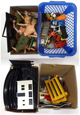 Lot 606 - Mixed Lot consisting of two Action Man figures and a GI Joe with various clothing, various...