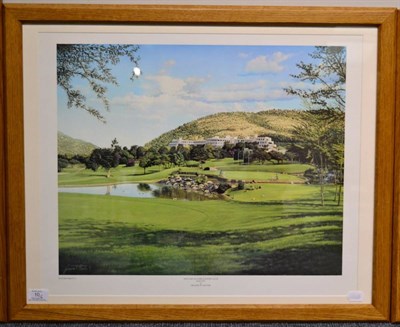 Lot 10 - Graeme Baxter Three Signed Golfing Prints Pebbles Beech, The Old Course St Andrews both...