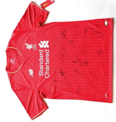 Lot 31 - Signed Football Shirt Liverpool, Red