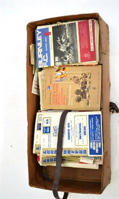 Lot 62 - Football Programmes a collection of assorted 1960's examples mostly relating to Leeds United...