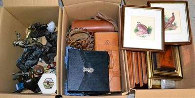 Lot 80 - A Collection of Modern Sporting/Shooting Memorabilia, including leather cartridge bags and...