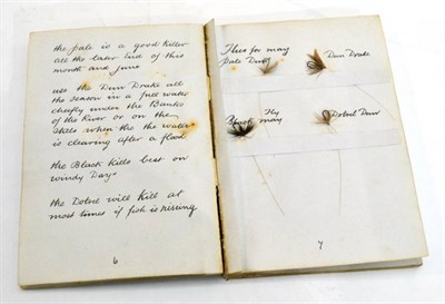 Lot 117 - George Butcher - A Facsimile Book of Flies 1875, cloth bound facsimile of a manuscript diary...