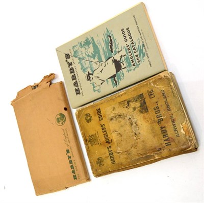 Lot 121 - Hardy's Anglers' Guide And Catalogue 1956/1957 (G) together with a 1920's example (F-P) (2)