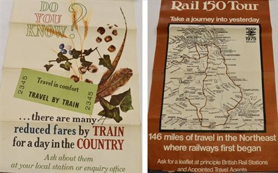 Lot 209 - BR Advertising Posters Do You Know ... there are many reduced fares by Train for a day in the...