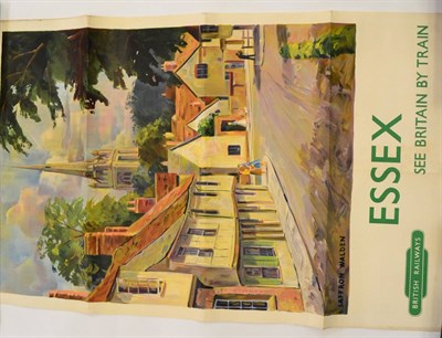 Lot 211 - BR(ER) Poster Essex Saffron Walden - Savage DR See Britain by train (G, a few small tears, folded)