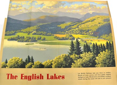 Lot 214 - BR(LMR) Poster The English Lakes - Ronald Lampitt (1957) QR Let British Railways take you there...