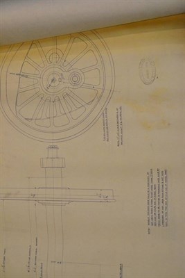 Lot 228 - Hudswell Clarke Drawing Office (Leeds) A Collection Of Locomotive Related Blueprints mostly...