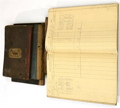 Lot 231 - Midland Railway (Guiseley Station) An Interesting Collection Of Ledgers And Paperwork including...