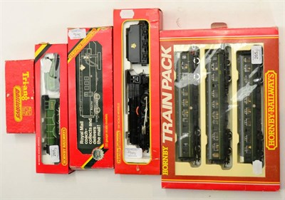 Lot 265 - Hornby Railyways OO Gauge R369 BR(E) 3-Car DMU Class 110 (E box G) R866 Class B12 LNER 8509 (E...