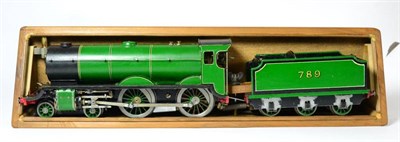 Lot 286 - Scratch Built O Gauge Live Steam 4-4-0 Schools Class Locomotive (Course Scale) finished in...