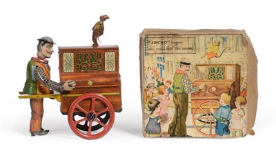 Lot 313 - Distler Jacko The Merry Organ Grinder And The Monk c/w novelty toy with organ grinder turning...