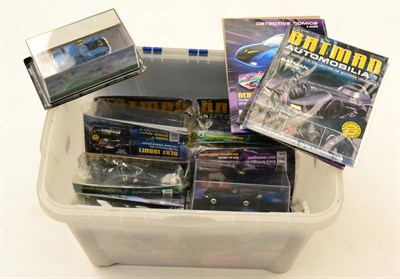 Lot 355 - Batman Automobilia A Collection Of 12 Models With Magazines sealed in plastic bags, and 2 other...