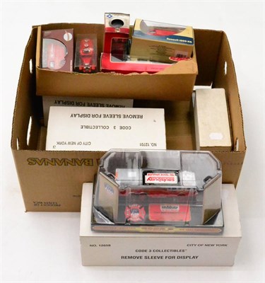 Lot 359 - DeHanes Models Two Mack Fire Trucks both with bag of detail parts (both E boxes G), together...